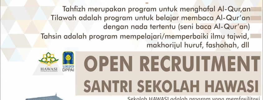 open recruitment hawasi uii 2019/2020